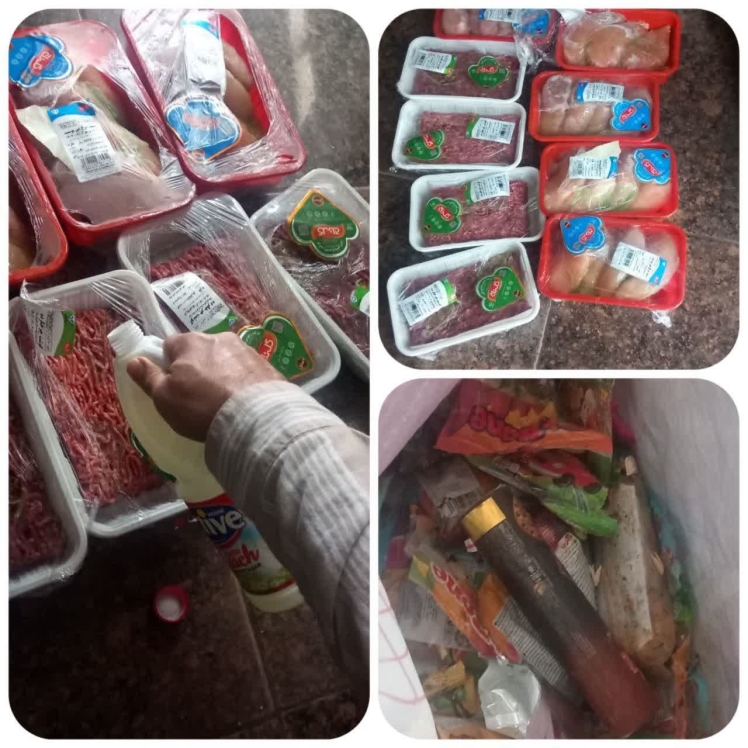 کشف و ضبط ۱۲۰ کیلو انواع گوشت فاسد و مواد غذایی تاریخ گذشته از فروشگاههای بزرگ مواد غذایی در پارس آباد مغان