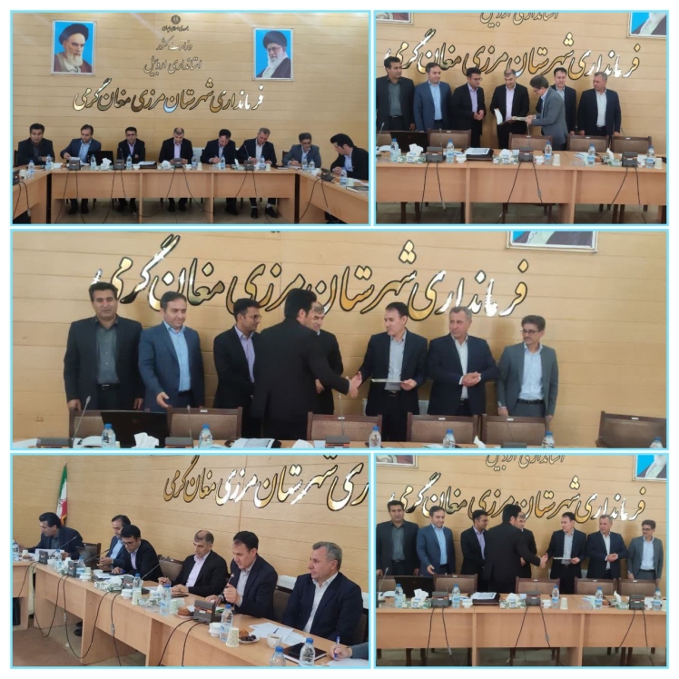 حضور مشاور وزیر ارتباطات درتوسعه ارتباطات و فناوری اطلاعات مناطق روستایی در شهرستان گرمی