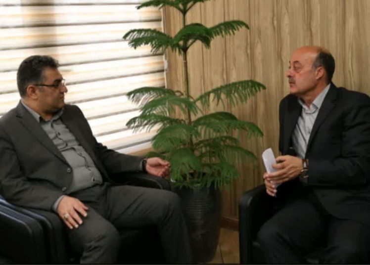 دیدار مدیرعامل شرکت کشت و صنعت و دامپروری مغان با مدیرعامل شرکت شهرک های کشاورزی وزارت جهاد کشاورزی