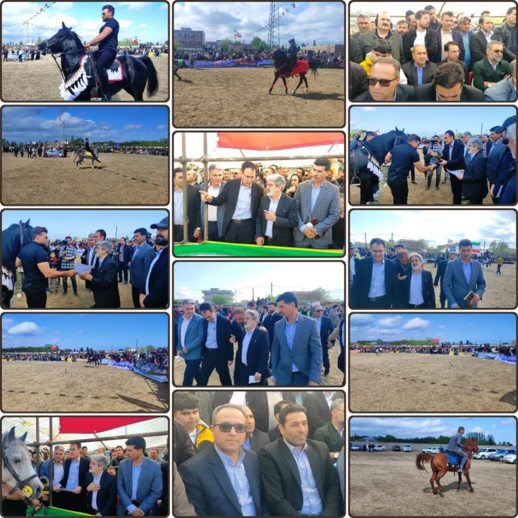 جشنواره بهاره و بازیهای بومی و محلی با اسب در شهر باستانی اولتان در شهرستان پارس آباد مغان