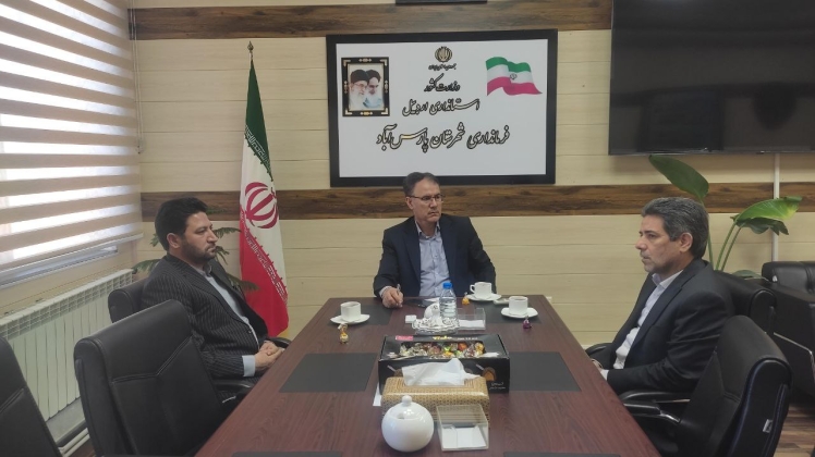 دیدار رئیس دادگستری و دادستان شهرستان با فرماندار شهرستان مرزی پارس آباد مغان بمناسبت هفته دولت