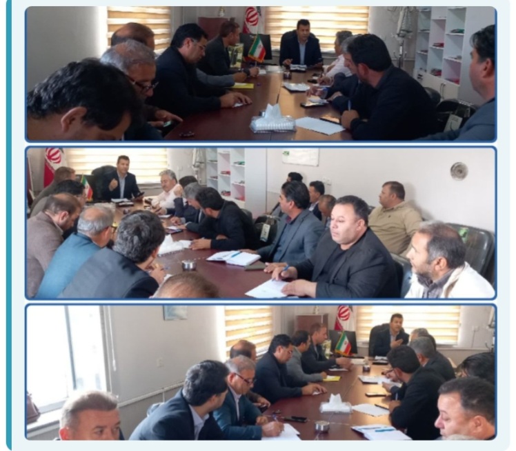 نشست دهیاران بخش مرکزی بریاست بخشدار مرکزی شهرستان مرزی پارس آباد مغان