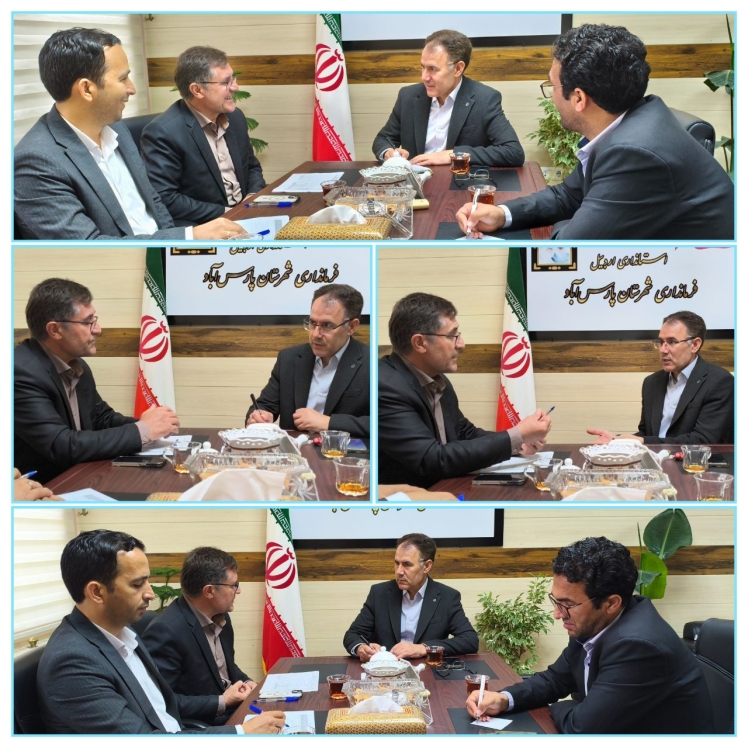 دیدار مدیرکل راهداری و حمل و نقل جاده ای اردبیل با فرماندار پارس آباد