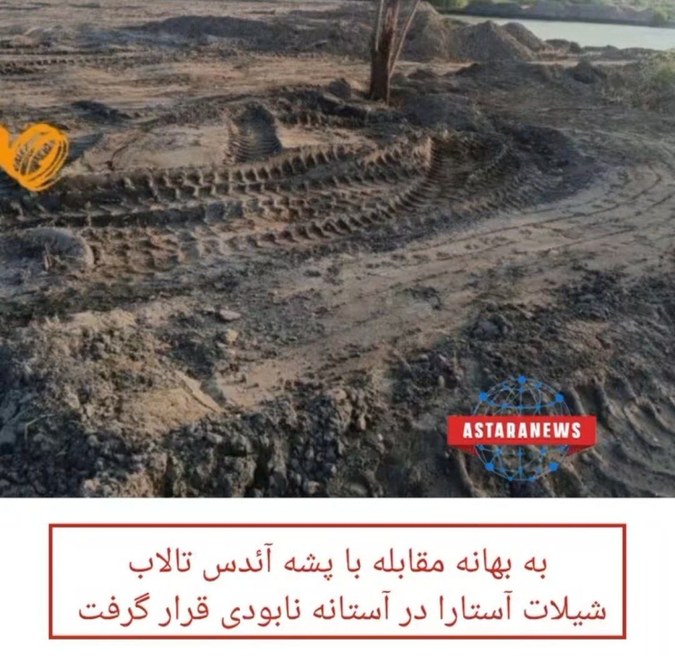 به بهانه مقابله با پشه آئدس تالاب شیلات آستارا در آستانه نابودی قرار گرفت