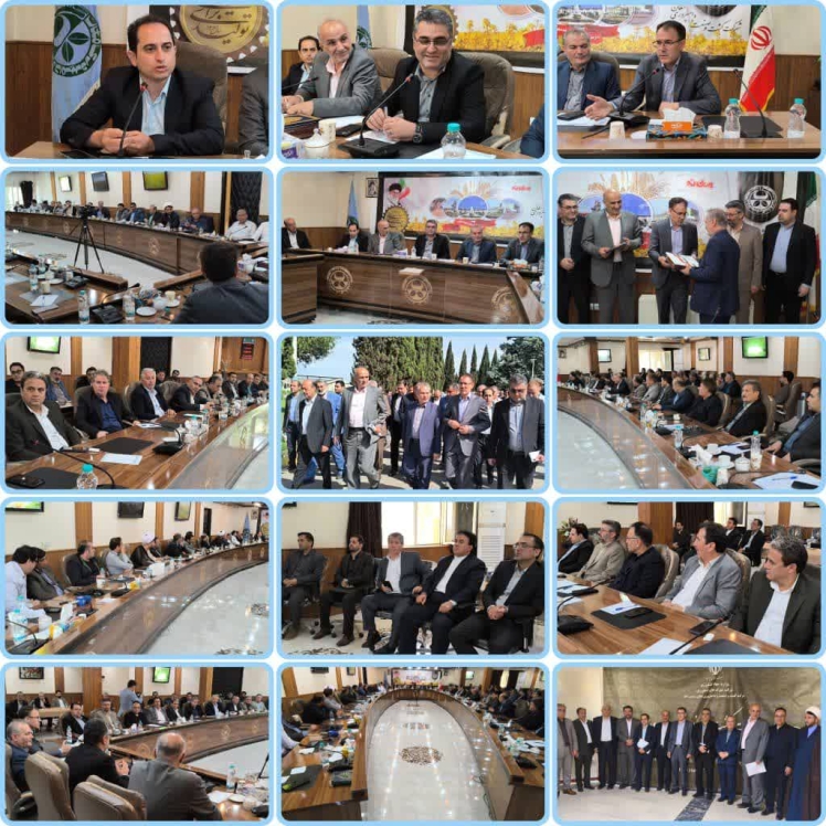 مراسم تودیع و معارفه مدیرعامل، رئیس و اعضای هیئت مدیره شرکت کشت و صنعت مغان برگزار شد